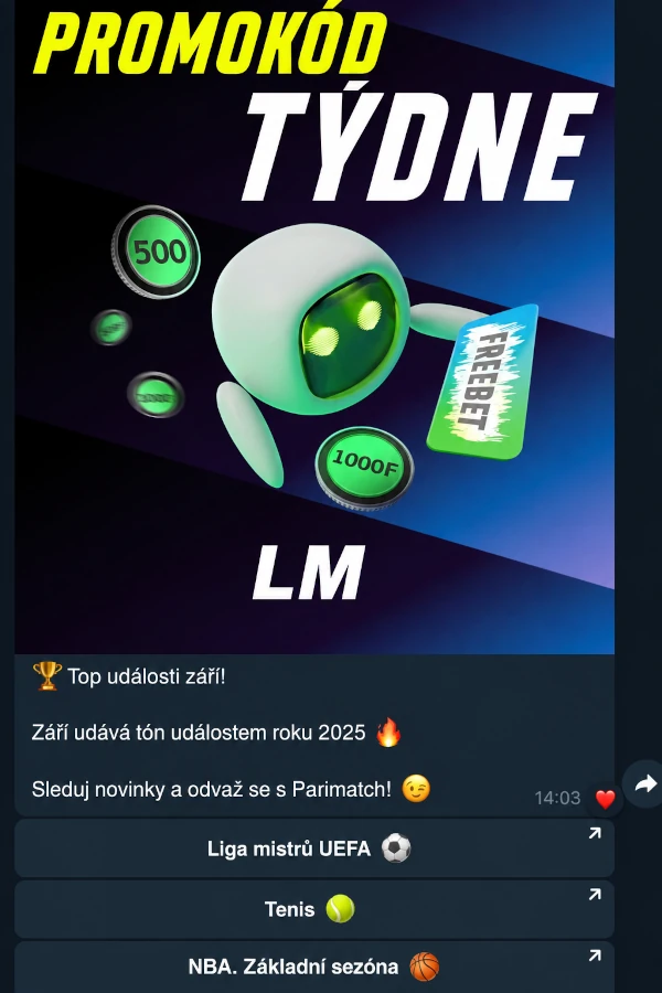 Telegram kanál s aktuálními zrcadly webu